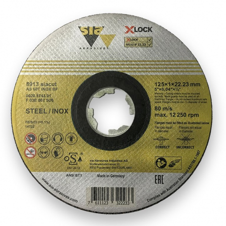8913 X-Lock Cutting Disc 