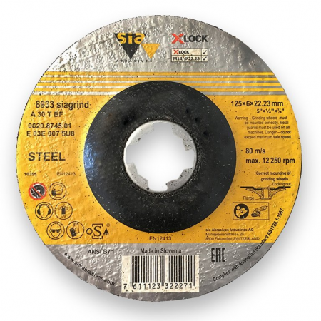 8933 X-Lock Grinding Disc 
