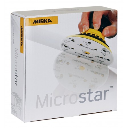 Mirka Microstar 125mm Film Sanding Discs (no hole)